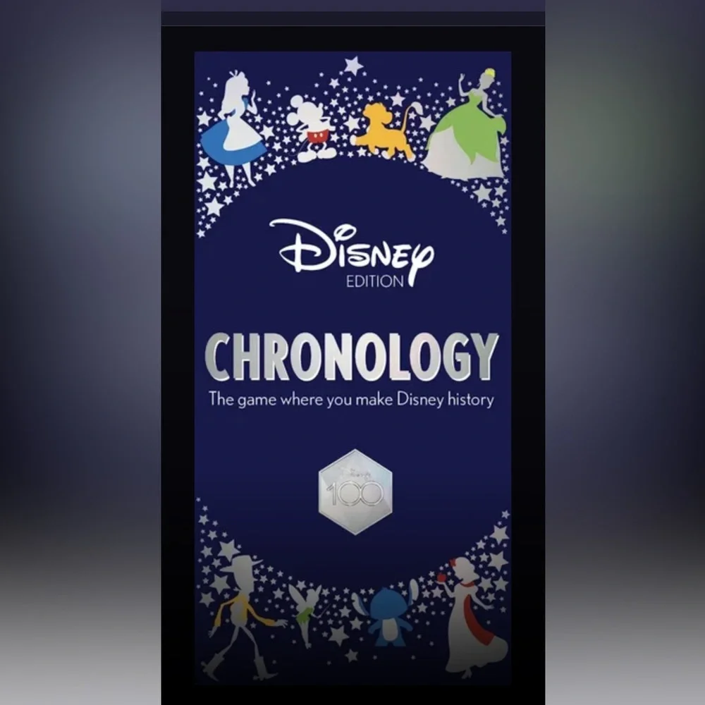 🆕 Disney Chronology (Tabletop, Board or Card) Game NEW